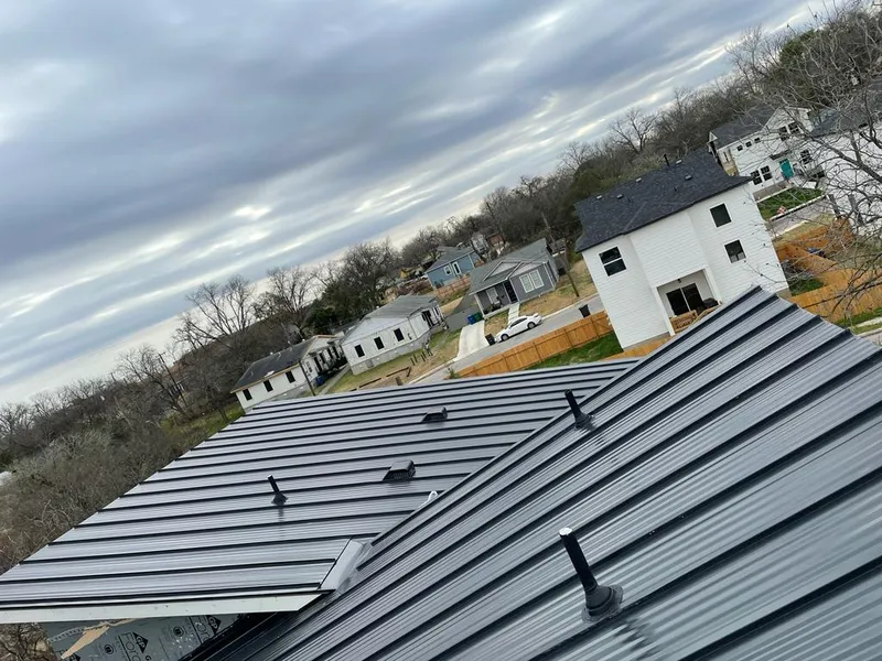 Standing seam metal roof panels with vents for Skylight Repair in West Pennsboro